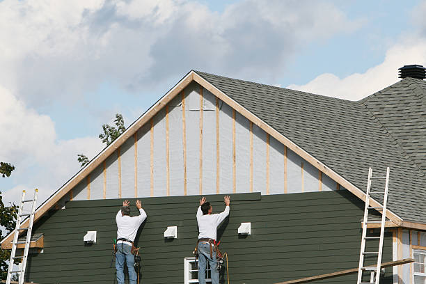 Professional Siding Contractor technician working in Hooversville, PA